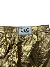 Load image into Gallery viewer, Women&#39;s Dolce &amp; Gabbana Gold Foil Skirt - Size M
