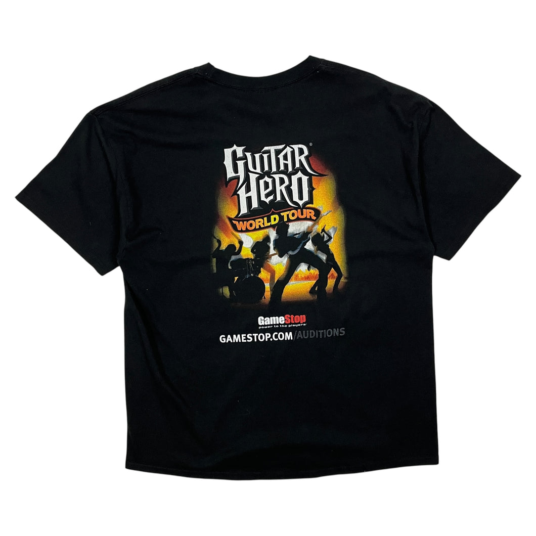 Gamestop Guitar Hero World Tour Promo Tee - Size XL
