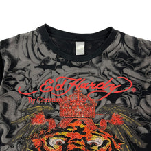 Load image into Gallery viewer, Ed Hardy By Christian Audigier Rhinestone Tiger Tee - Size M/L
