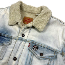 Load image into Gallery viewer, Supreme x Levi's Life's A B&amp;*$% Sherpa Jean Jacket - Size M
