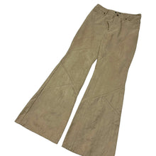 Load image into Gallery viewer, Women&#39;s Mexx Suede Panelled Low Rise Flared Trousers - Size XS/S
