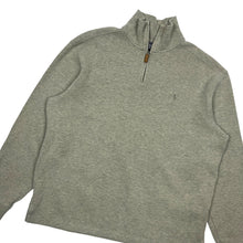 Load image into Gallery viewer, Polo By Ralph Lauren Tonal Quarter Zip Pullover Sweatshirt - Size L
