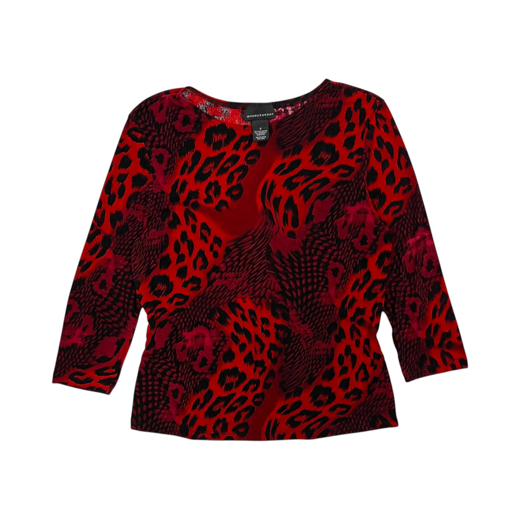 Women's Good Clothes Animal Print Long Sleeve - Size M
