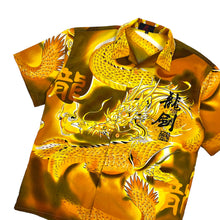 Load image into Gallery viewer, All Over Print Dragon Motif Button Up - Size XL
