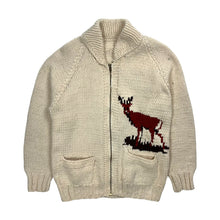 Load image into Gallery viewer, Deer Hunting Hand Knit Cowichan Sweater - Size L
