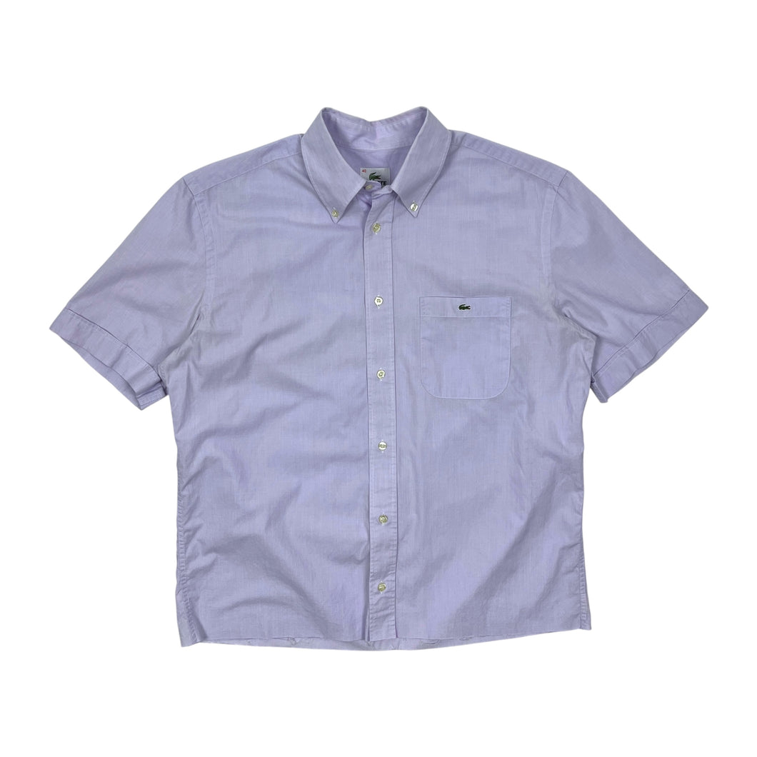 Lacoste Raw Hem Button Down - Size M/L