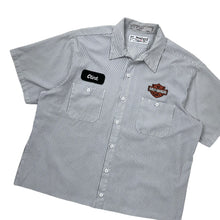Load image into Gallery viewer, Harley-Davidson Mechanic Raw Hem Work Shirt - Size L
