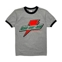 Load image into Gallery viewer, God-Our-Aid Christian Parody Ringer Tee - Size S/M
