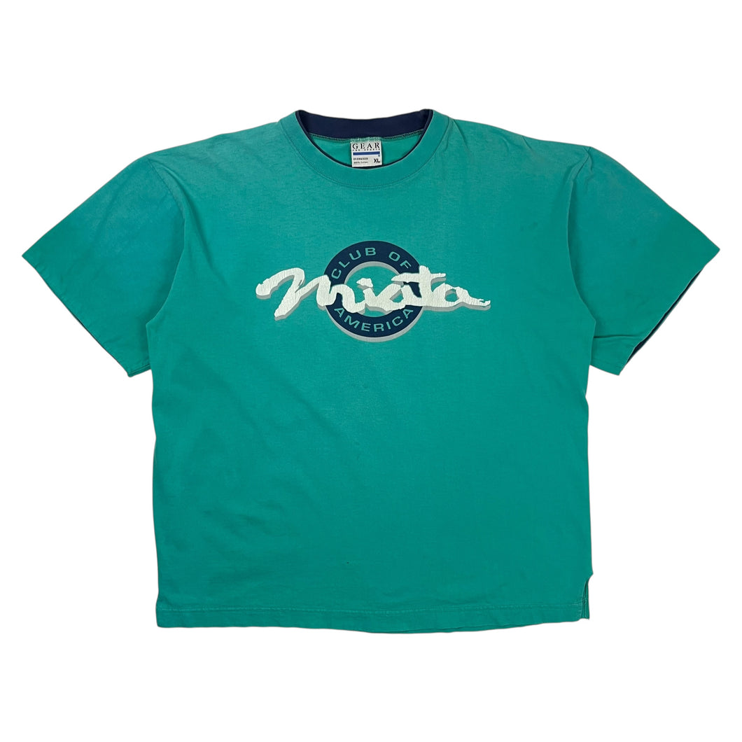 Mazda Miata Club Of America Single Stitch Double Collar Tee - Size XL