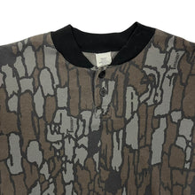 Load image into Gallery viewer, Tree Bark Camo Henley Longsleeve - Size L
