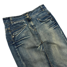 Load image into Gallery viewer, Women&#39;s French Connection United Kingdom Denim Midi Skirt - Size S
