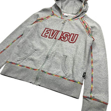 Load image into Gallery viewer, Women&#39;s Evisu Rainbow Stitch Zip Up Hoodie - Size M
