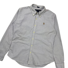 Load image into Gallery viewer, Women&#39;s Ralph Lauren Pinstripe Button Down - Size M/L
