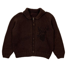 Load image into Gallery viewer, Chowichan Tonal Deer Knit Sweater - Size L
