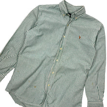 Load image into Gallery viewer, Polo By Ralph Lauren Stripped Long Sleeve Button Down Shirt - M
