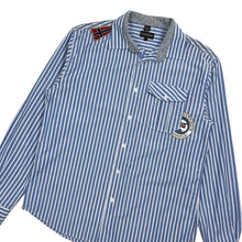 Load image into Gallery viewer, Napapijri Striped Button Up Dress Shirt - Size L
