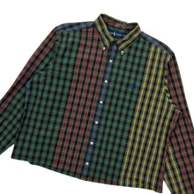 Load image into Gallery viewer, Ralph Lauren Multi Plaid Raw Hem Button Down - Size M/L
