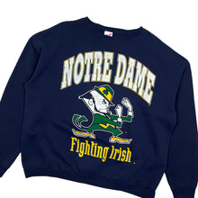 Load image into Gallery viewer, Notre Dame USA Made Colligate Crewneck Sweatshirt - Size XXL
