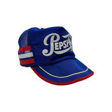 Load image into Gallery viewer, Pepsi-Cola Triple Stripe Mesh Trucker Hat - Adjustable
