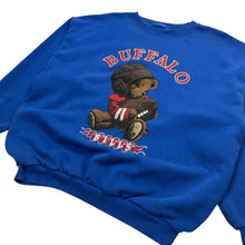 Load image into Gallery viewer, 1993 Buffalo Bills Teddy Bear NFL Crewneck Sweatshirt - Size XXL
