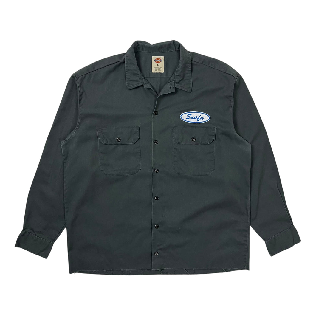 Snafu Mechanic Raw Hem Work Shirt - Size L/XL