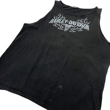 Load image into Gallery viewer, Harley Davidson Tonal Flame Logo Tank - Size L/XL
