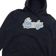 Load image into Gallery viewer, Shady LTD Denim Script Logo Hoodie - Size XL
