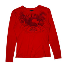 Load image into Gallery viewer, 2000 Women&#39;s Harley-Davidson Rhinestone Eagle Long Sleeve- Size M
