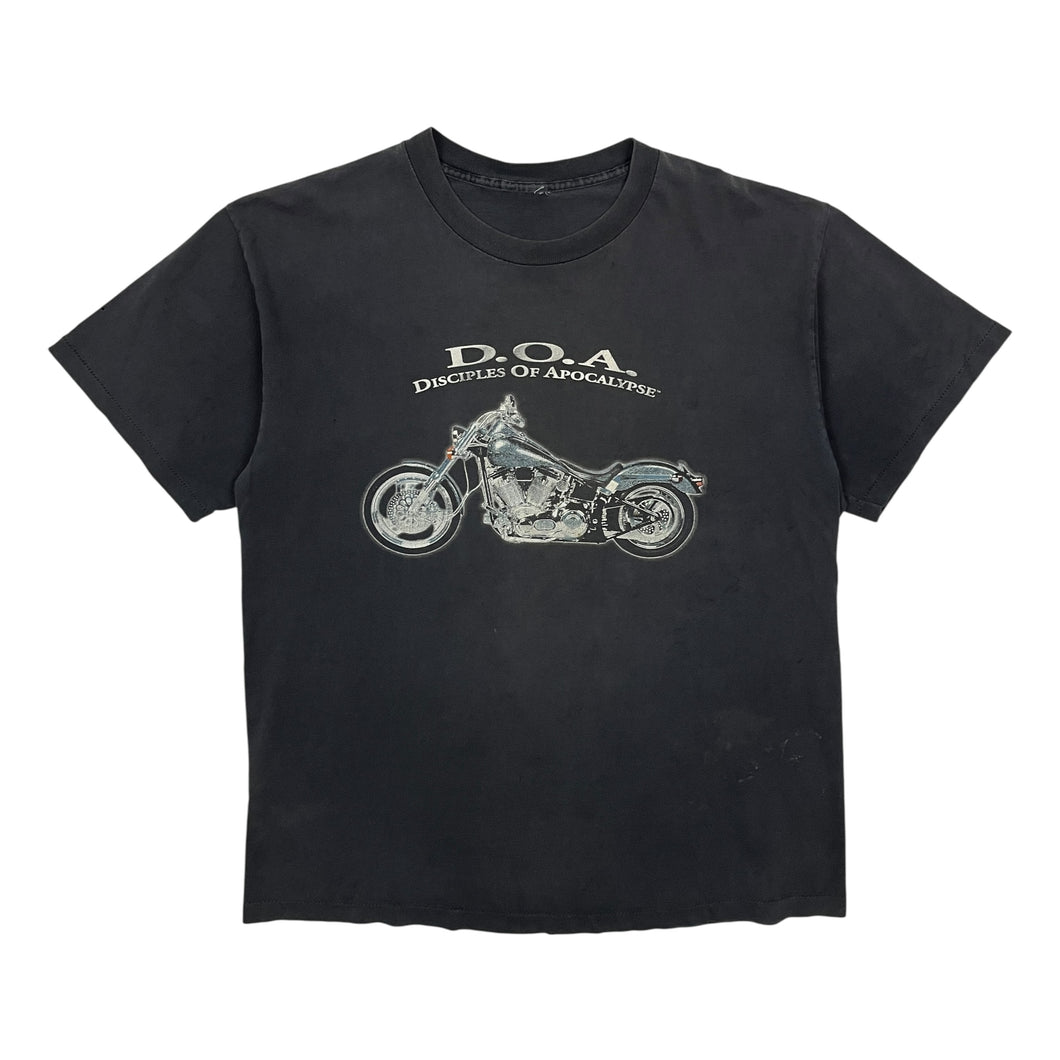 D.O.A. Disciples Of Apocalypse Motorcycle WWF Wrestling Tee - Size XL