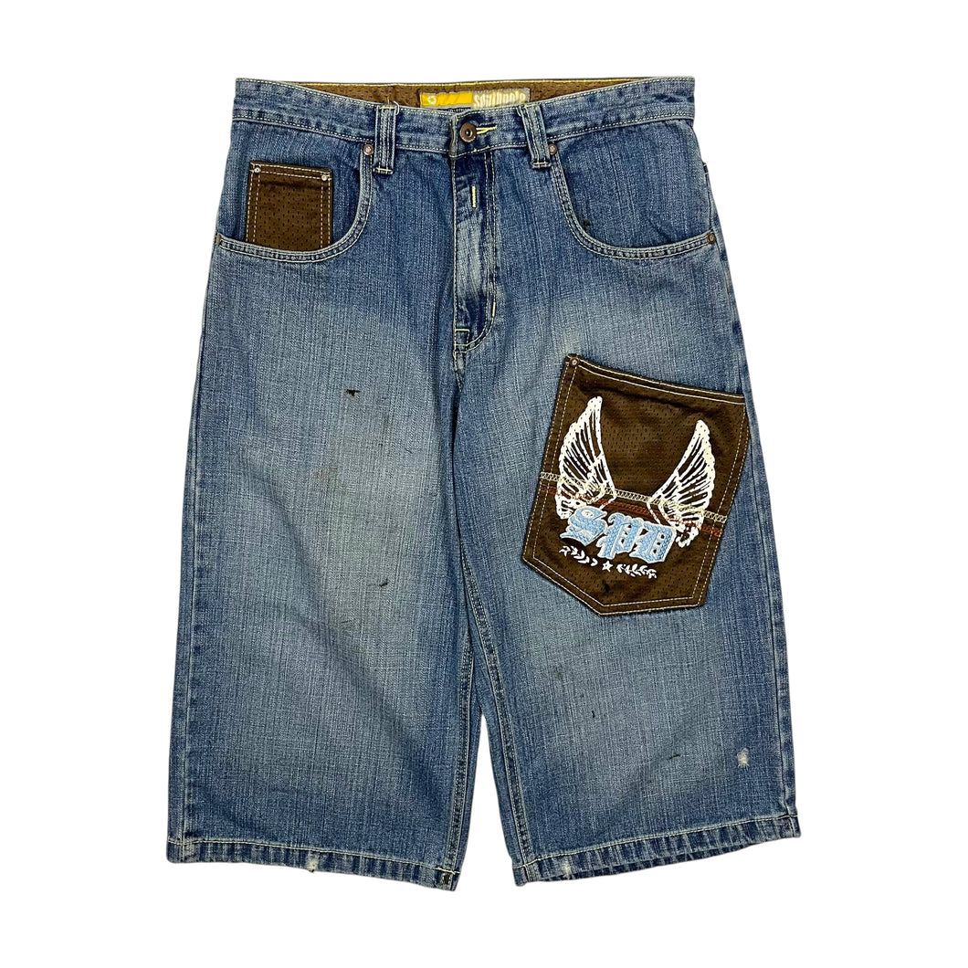 Southpole Baggy Denim Shorts - Size 32