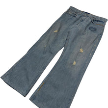Load image into Gallery viewer, Distressed Levi's 527 Low Boot Cut Denim Jeans - Size 32"
