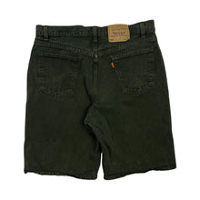 Load image into Gallery viewer, Levi's 550 Orange Tab USA Made Denim Shorts - Size 38"

