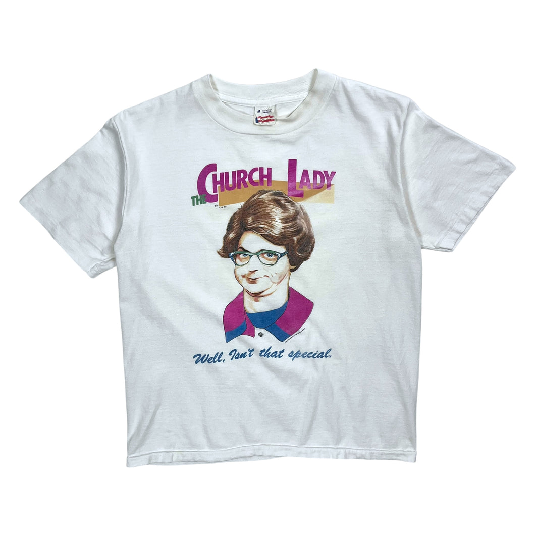 1987 Saturday Night Live The Church Lady Dana Carvey Tee - Size S/M