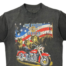 Load image into Gallery viewer, 1991 Harley-Davidson 3D Emblem The Strong Survive Wolf Tee - Size M/L
