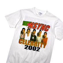 Load image into Gallery viewer, 2002 NSYNC Celebrity Tour USA Made Tee - Size M
