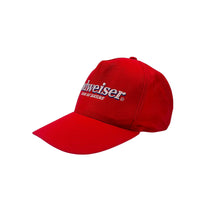 Load image into Gallery viewer, Budweiser King Of Beers Leather Strap Hat - Adjustable
