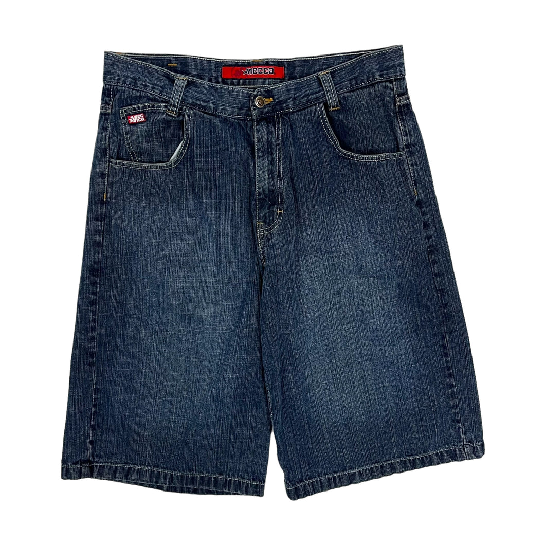 Mecca Baggy Denim Shorts - Size 36