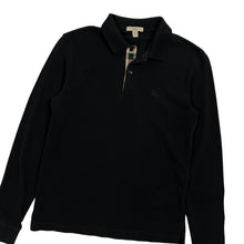 Load image into Gallery viewer, Burberry Brit Nova Check Knit Long Sleeve Polo - Size S
