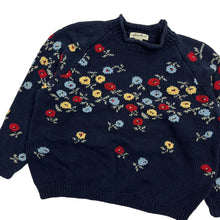 Load image into Gallery viewer, Eddie Bauer Knit Floral Sweater - Size M
