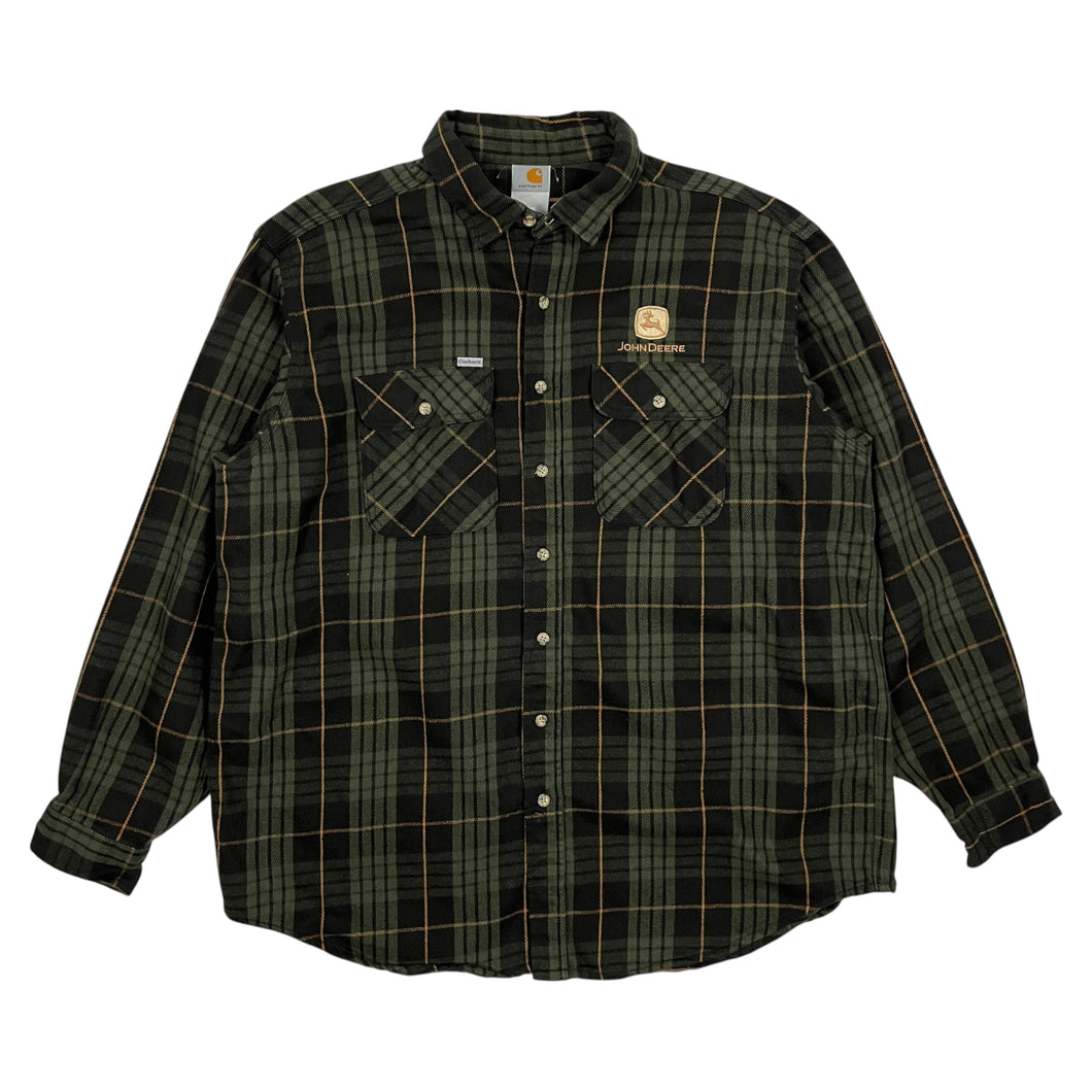 John Deere Carhartt Heavyweight Flannel - Size XXL