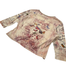 Load image into Gallery viewer, Women's Cactus USA Made Butterfly Print Top - Size L
