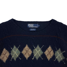 Load image into Gallery viewer, Polo By Ralph Lauren Argyle Hand Knit Sweater - Size M
