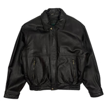 Load image into Gallery viewer, Danier Insulated Leather Bomber Jacket - Size L
