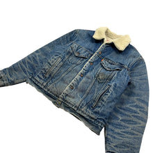 Load image into Gallery viewer, Levi's Orange Tab Sherpa Lined Denim Jacket - Size L
