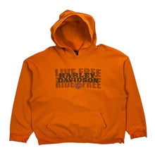 Load image into Gallery viewer, Harley-Davidson Live Free Ride Free Biker Pullover Hoodie - Size XXL
