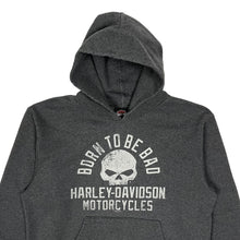 Load image into Gallery viewer, Harley-Davidson Born To Be Bad Pullover Biker Hoodie - Size L

