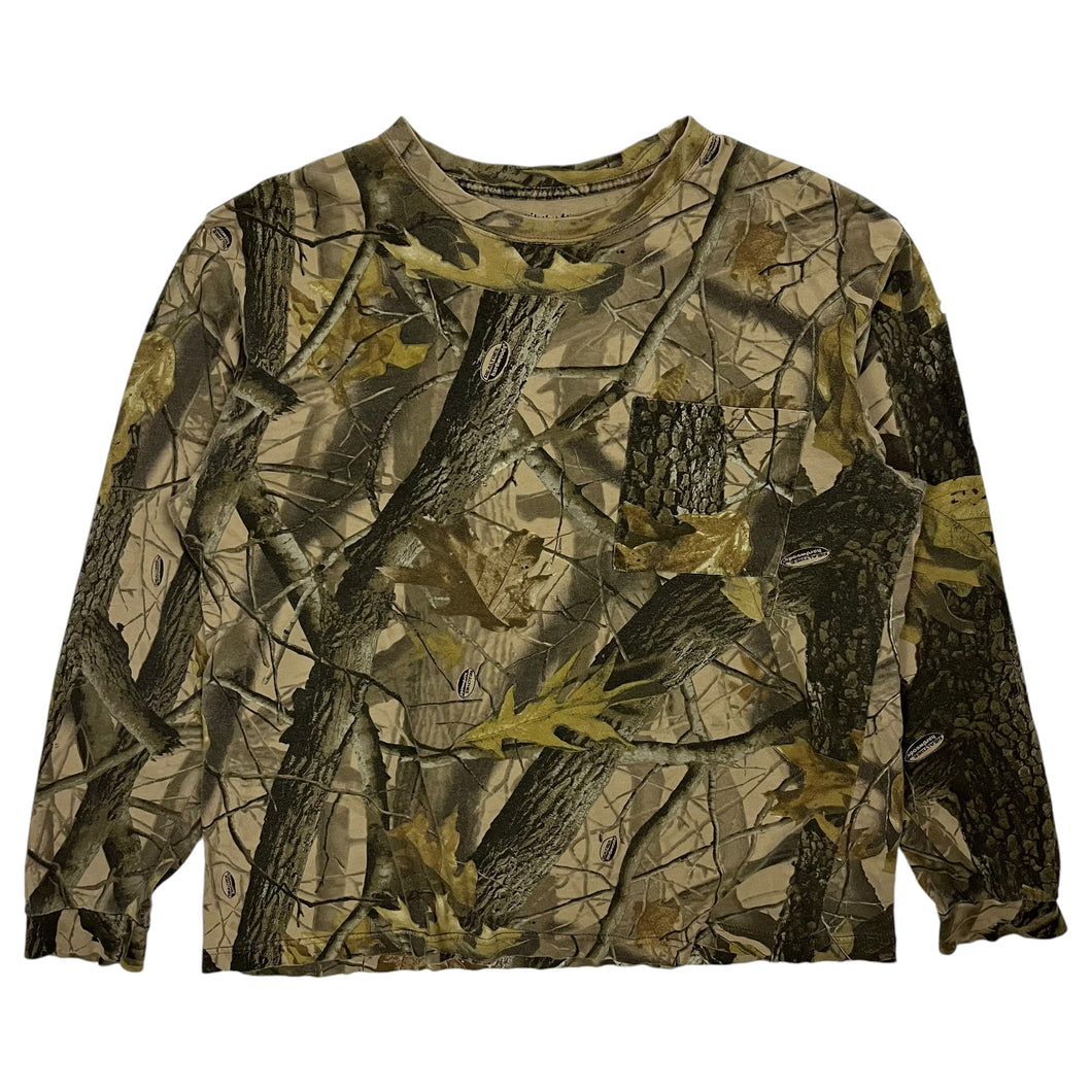 Realtree Hardwoods Pocket Long Sleeve - Size M