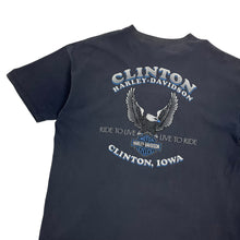Load image into Gallery viewer, Harley-Davidson Henley Blue Flame Logo Tee - Size XXL
