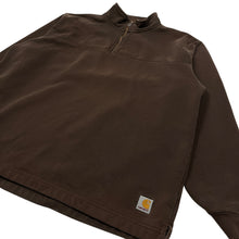 Load image into Gallery viewer, Carhartt Quarter Zip Pullover Sweatshirt - Size XXL
