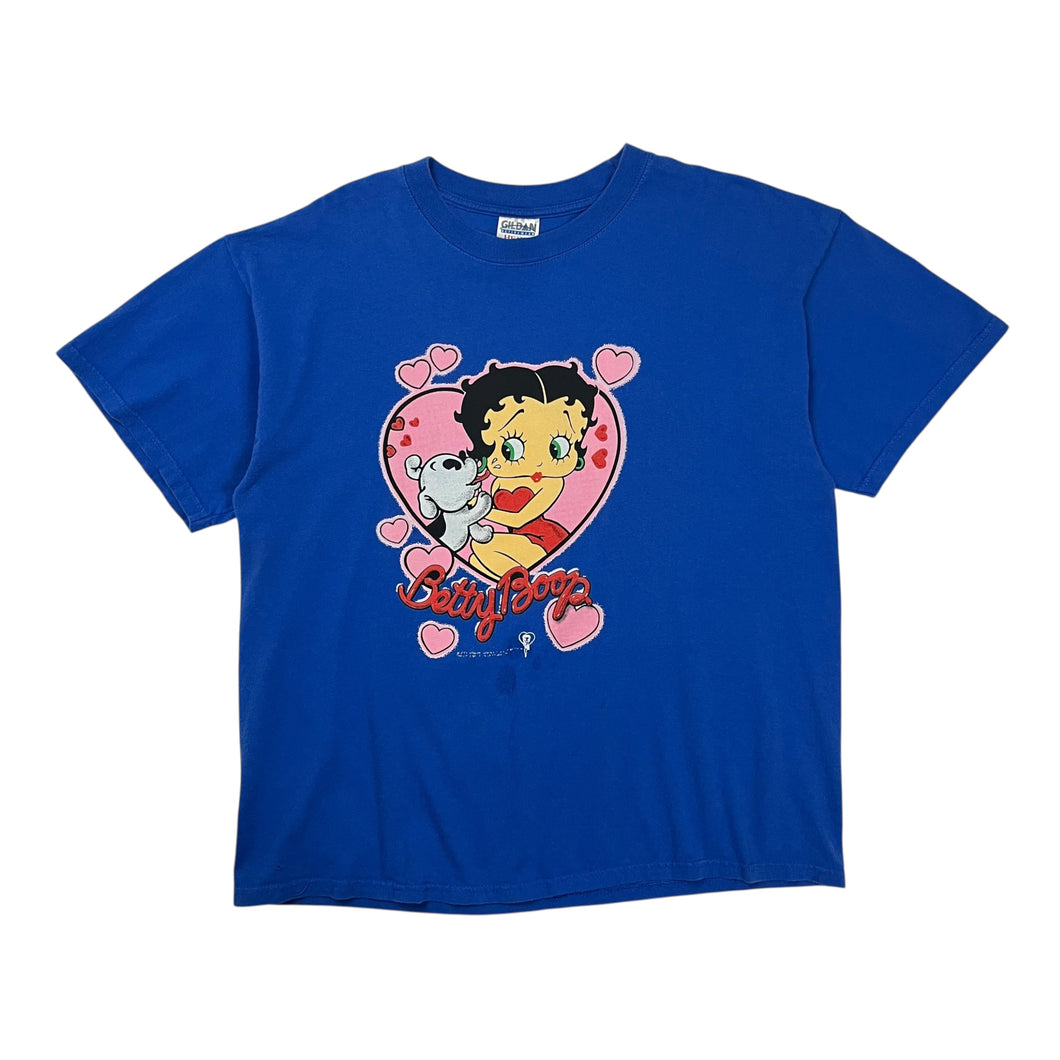2000 Betty Boop Hearts Tee - Size XL